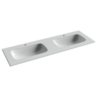 Раковина Ceramicanova Grace CN7022 с двумя чашами 140 см белый Раковина Ceramicanova Grace CN7022 с двумя чашами 140 см белый