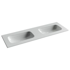 Раковина Ceramicanova Grace CN7022wx с двумя чашами 140 см белый