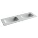 Раковина Ceramicanova Grace CN7022wx с двумя чашами 140 см белый