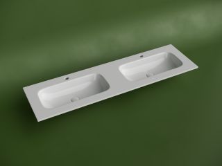 Раковина Ceramicanova Grace CN7023 с двумя чашами 160 см белый Раковина Ceramicanova Grace CN7023 с двумя чашами 160 см белый
