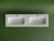 Раковина Ceramicanova Grace CN7023 с двумя чашами 160 см белый Раковина Ceramicanova Grace CN7023 с двумя чашами 160 см белый