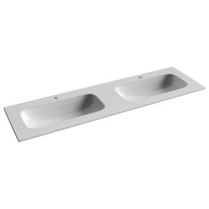 Раковина Ceramicanova Grace CN7023 с двумя чашами 160 см белый