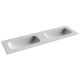 Раковина Ceramicanova Grace CN7023 с двумя чашами 160 см белый Раковина Ceramicanova Grace CN7023 с двумя чашами 160 см белый