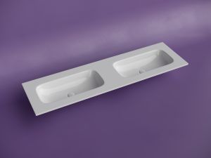 Раковина Ceramicanova Grace CN7023wx с двумя чашами 160 см белый