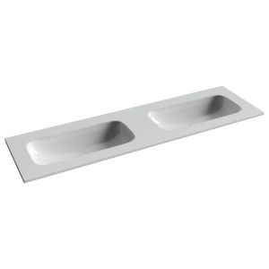 Раковина Ceramicanova Grace CN7023wx с двумя чашами 160 см белый