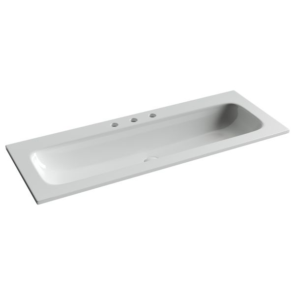 Раковина Ceramicanova Grace CN7024 120 см белый