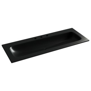 Раковина Ceramicanova Grace CN7024MB 120 см чёрный матовый Раковина Ceramicanova Grace CN7024MB 120 см чёрный матовый