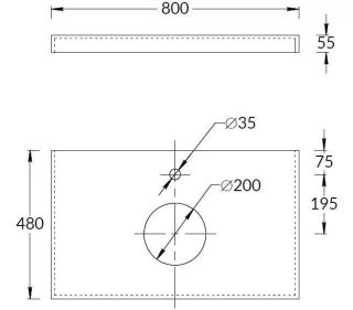 Столешница Kerama Marazzi Canaletto Роверелла CN80.DL501320R 80 см серый тёмный Столешница Kerama Marazzi Canaletto Роверелла CN80.DL501320R 80 см серый тёмный