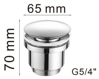 Донный клапан Haiba HB64-7 чёрный Донный клапан Haiba HB64-7 чёрный