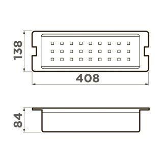 Коландер Omoikiri CO-07-PRO-GB для моек Kinaru и сушек DRY-03