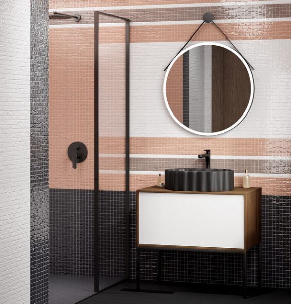 Зеркало с подсветкой Kerama Marazzi Cono CO.mi.P.70\BLK 70 см чёрный матовый