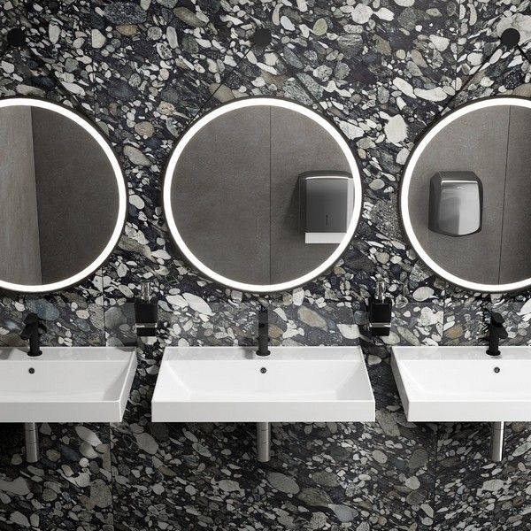Зеркало с подсветкой Kerama Marazzi Cono CO.mi.P.70\BLK 70 см чёрный матовый