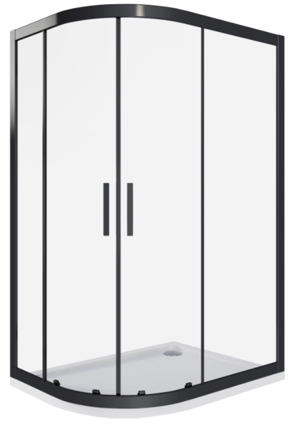 Душевой уголок Good Door Cofe R-120-C-B КФ00004 Душевой уголок Good Door Cofe R-120-C-B КФ00004