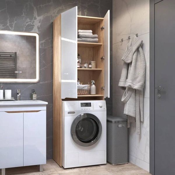 Шкаф под стиральную машину Vigo Grani 036 64 см дуб золотой