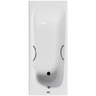 Ванна чугунная Vinsent Veron Concept VCO1707042H/VH0015BR с дугообразными бронзовыми  ручками 170х70 см