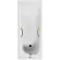 Ванна чугунная Vinsent Veron Concept VCO1607042H/VH0015GD-AS  с дугообразными золотыми  ручками 160х70 см
