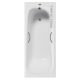 Ванна чугунная Vinsent Veron Concept VCO1657042H/VH0015GM с дугообразными ручками оружейная сталь 165х70 см