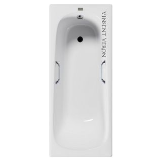 Ванна чугунная Vinsent Veron Concept VCO1707042H/VH0012CH с ручками хром 170х70 см