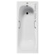 Ванна чугунная Vinsent Veron Concept VCO1507042H/VH0012CH с ручками хром 150х70 см