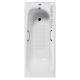 Ванна чугунная Vinsent Veron Concept VCO1407042H/VH0012CH-AS с ручками хром 140х70 см