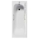 Ванна чугунная Vinsent Veron Concept VCO1707042H/VH0012GD с золотыми ручками 170х70 см