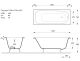 Ванна чугунная Vinsent Veron Concept VCO1407042H 140x70см с отверстиями для ручек