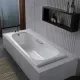 Ванна чугунная Vinsent Veron Concept VCO1407042H/VH0015CH с дугообразными хромированными ручками 140х70 см