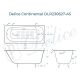 Ванна чугунная Delice Continental DLR230627-AS 180х80 с антискользящим покрытием