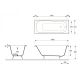 Ванна чугунная Delice Continental DLR230612R 150x70 с отверстиями под ручки