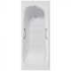 Ванна чугунная Delice Continental DLR230612R-AS 150x70 с отверстиями под ручки и антискользящим покрытием