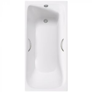 Ванна чугунная Delice Continental PLUS DLR230634R с отверстиями под ручки 170х70 см