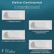 Ванна чугунная Delice Continental DLR230612-AS 150x70 с антискользящим покрытием Ванна чугунная Delice Continental DLR230612-AS 150x70 с антискользящим покрытием