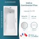Ванна чугунная Delice Continental PLUS DLR230633R с отверстиями под ручки 150х70 см Ванна чугунная Delice Continental PLUS DLR230633R с отверстиями под ручки 150х70 см