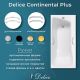 Ванна чугунная Delice Continental PLUS DLR230633R с отверстиями под ручки 150х70 см Ванна чугунная Delice Continental PLUS DLR230633R с отверстиями под ручки 150х70 см