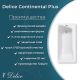 Ванна чугунная Delice Continental PLUS DLR230633R с отверстиями под ручки 150х70 см