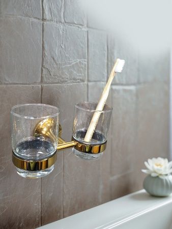 Стакан двойной подвесной AltroBagno Corposo 081702 Or Стакан двойной подвесной AltroBagno Corposo 081702 Or