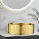 Раковина AltroBagno Costoso 001005 OrSp из нержавеющей стали золото матовое Раковина AltroBagno Costoso 001005 OrSp из нержавеющей стали золото матовое