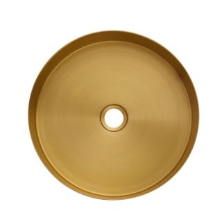 Раковина AltroBagno Costoso 001005 OrSp из нержавеющей стали золото матовое Раковина AltroBagno Costoso 001005 OrSp из нержавеющей стали золото матовое