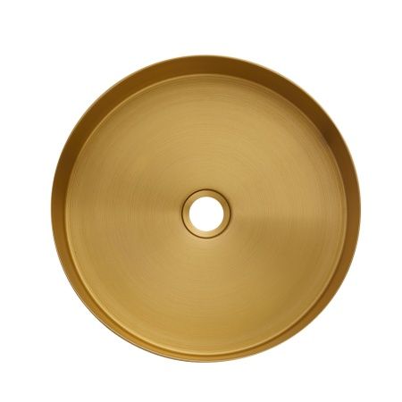 Раковина AltroBagno Costoso 001005 OrSp из нержавеющей стали золото матовое Раковина AltroBagno Costoso 001005 OrSp из нержавеющей стали золото матовое