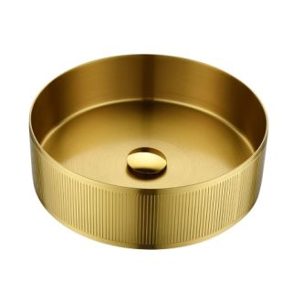 Раковина AltroBagno Costoso 001005 OrSp из нержавеющей стали золото матовое Раковина AltroBagno Costoso 001005 OrSp из нержавеющей стали золото матовое