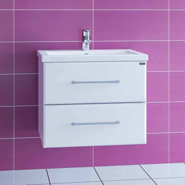 Подвесная тумба под раковину Санта Омега 207045 60 см белый