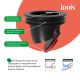 Душевой лоток IDDIS Перфекс (Perfex) 975B8MG20DZ 80 см золото матовое