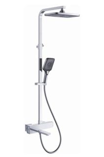 Душевая стойка Rose R1096 с термостатом хром Душевая стойка Rose R1096 с термостатом хром