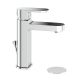 Смеситель для раковины Ravak Chrome CR X070190 с донным клапаном хром