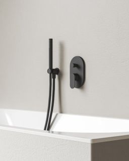 Смеситель для душа Ravak Chrome II CR X070466 чёрный матовый