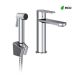 Смеситель для раковины с гигиеническим душем Ravak Chrome II CR X070450 хром