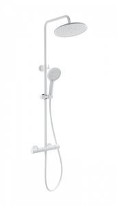 Душевая стойка Wonzon & Woghand INN 1 WW-B3013-T1-MW с термостатом белый матовый