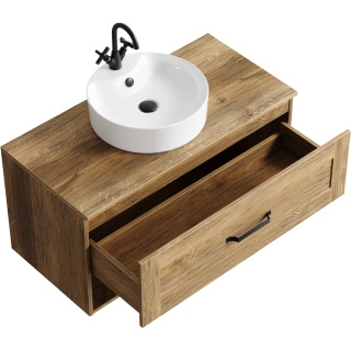 Подвесная тумба под раковину Aqwella Craft CRF0110DB 100 см