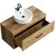 Подвесная тумба под раковину Aqwella Craft CRF0110DB 100 см Подвесная тумба под раковину Aqwella Craft CRF0110DB 100 см