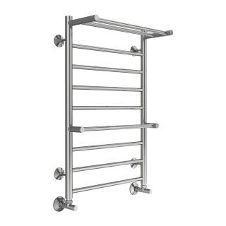 Полотенцесушитель водяной Terminus Аврора 4670078563309 с полкой П8 50х80 см хром